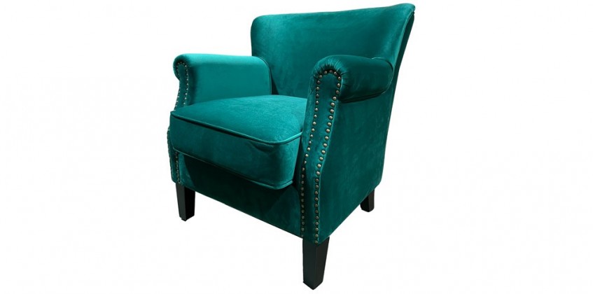 Light cheap green armchair